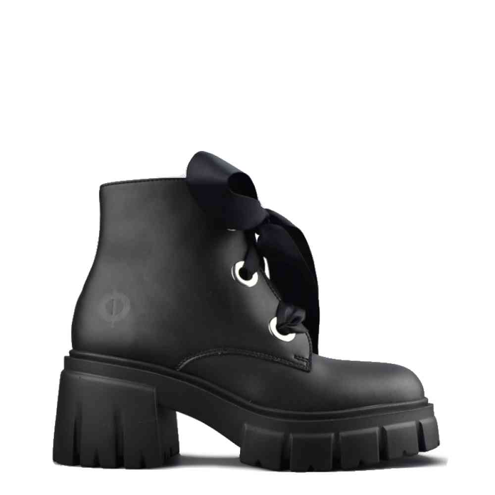 Altercore - Anastasia Bottes de plateforme - Noir